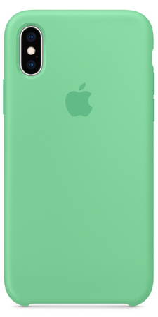 Чехол Apple для iPhone XS Silicone Case Spearmint (оригинал)