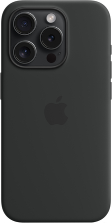 Чехол для iPhone 15 Pro Silicone Case Black, изображение 4