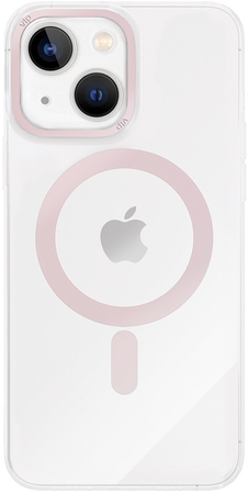 Чехол для iPhone 14 VLP Line Case Rose, Цвет: Pink / Розовый