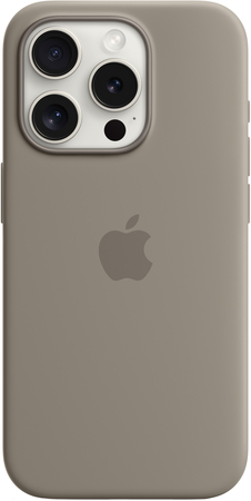 Чехол для iPhone 15 Pro Silicone Case Clay, Цвет: Clay / Глина, изображение 3