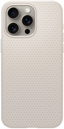 Защитный чехол Spigen Liquid Air iPhone 15 Pro Max Natural Titanium (ACS07212)