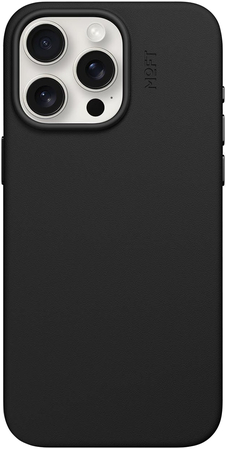 Чехол-накладка MOFT Snap Phone Case iPhone 15 Pro (Экокожа Movas) Черный, Цвет: Black / Черный