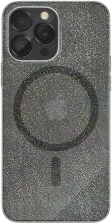 Чехол VLP Crystal case with MagSafe Starlight для iPhone 14 Pro Black