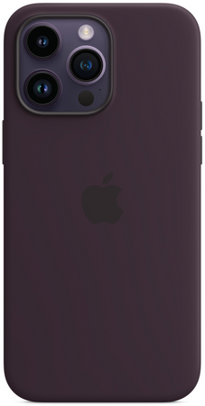 Чехол для iPhone 14 Pro Silicone Case with MagSafe - Elderberry, Цвет: Elderberry / Бузина