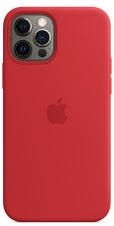 Чехол Apple для iPhone 12 Pro Silicone Case PRODUCT(RED) (оригинал), изображение 3