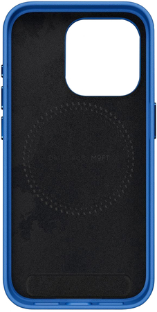 Чехол-накладка MOFT Snap Phone Case iPhone 15 Pro (Экокожа Movas) Сапфир, Цвет: Blue / Синий, изображение 3