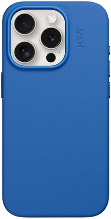 Чехол-накладка MOFT Snap Phone Case iPhone 15 Pro Max (Экокожа Movas) Сапфир, Цвет: Blue / Синий