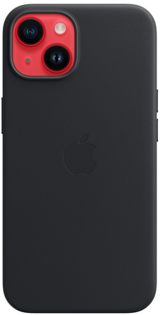 Чехол для iPhone 14  Leather Case Midnight, изображение 5