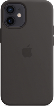 Чехол Apple Silicone Case для iPhone 12 Mini, Black, изображение 2