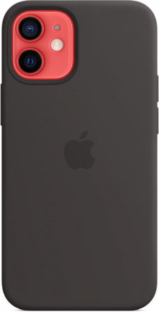 Чехол Apple Silicone Case для iPhone 12 Mini, Black, изображение 4