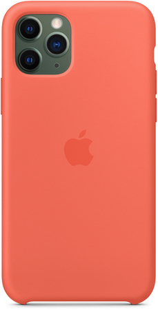 Чехол Apple для iPhone 11 Pro Silicone Case Clementine (оригинал), изображение 3