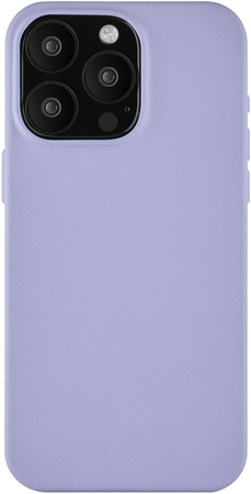 Чехол для iPhone 15 Pro Ubear Capital Leather Case лавандовый, Цвет: Purple / Сиреневый