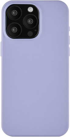 Чехол для iPhone 15 Pro Max Ubear Capital Leather Case лавандовый, Цвет: Purple / Сиреневый