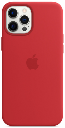 Чехол для iPhone 12 Pro Max Silicone Case Красный, изображение 4