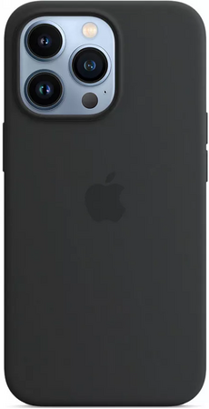 Чехол Silicone Case для iPhone 13 Pro тёмная ночь, изображение 4