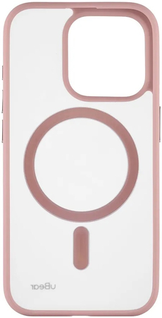 Чехол защитный uBear Cloud Mag Case iPhone 15 Pro розовый, Цвет: Pink / Розовый, изображение 3