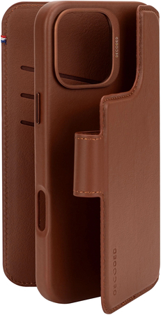 Чехол для iPhone 16 Pro Max Decoded Leather Detachable Wallet Tan, Цвет: Brown / Коричневый, изображение 2