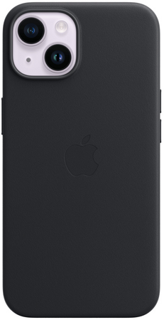 Чехол для iPhone 14  Leather Case Midnight, изображение 2