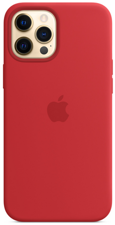 Чехол для iPhone 12 Pro Max Silicone Case Красный, изображение 2
