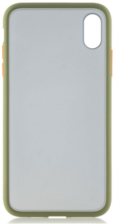Чехол для iPhone XR Brosco STTPU Зелено-оранжевый, изображение 2
