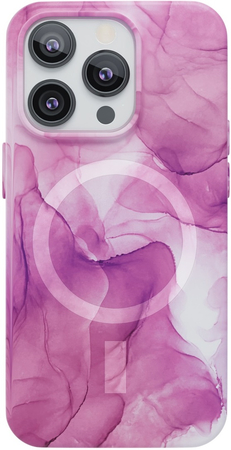 Чехол защитный VLP Splash case с MagSafe для iPhone 14 Pro розовый, Цвет: Pink / Розовый
