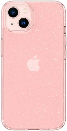 Чехол для iPhone 13 Spigen Liquid Crystal Glitter Rose, изображение 4