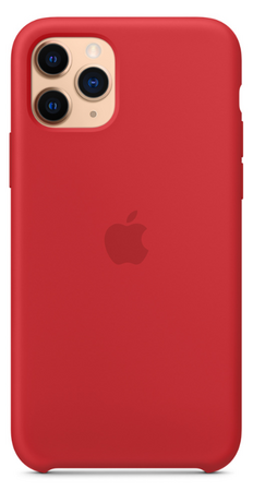 Чехол Apple для iPhone 11 Pro Silicone Case (PRODUCT)RED (оригинал), изображение 4
