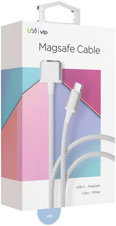 Дата-кабель VLP Cable USB C - MagSafe 2.0м белый, Цвет: White / Белый, изображение 2