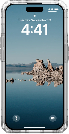 Защитный чехол UAG Plyo Magsafe iPhone 15 Pro (ice-white), изображение 4
