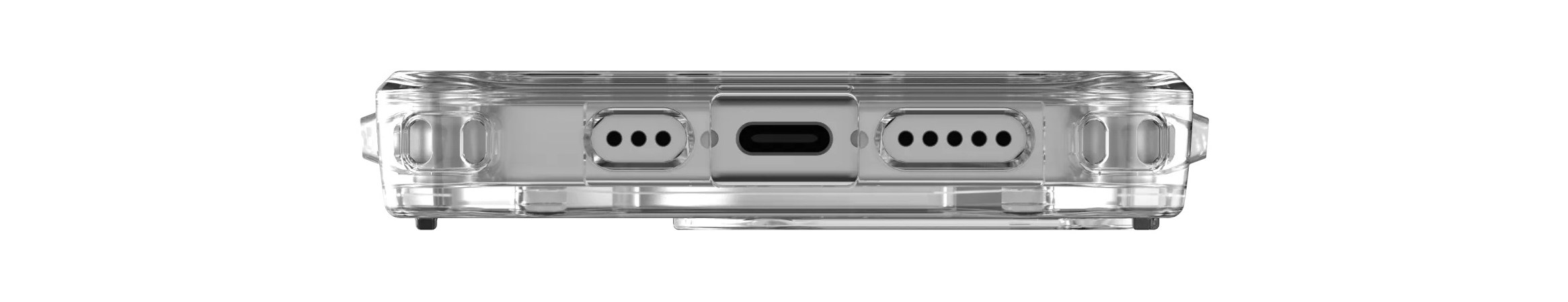 Защитный чехол UAG Plyo Magsafe iPhone 15 Pro (ice-white), изображение 7
