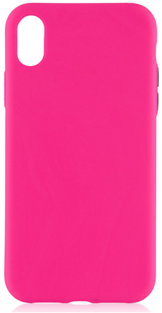 Чехол для iPhone XR Brosco Fresh Розово-черный