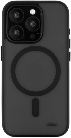 Чехол защитный uBear Cloud Mag Case iPhone 15 Pro черный, Цвет: Black / Черный