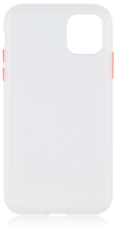 Чехол для iPhone 11 Pro Brosco STTPU Бело-красный, изображение 6