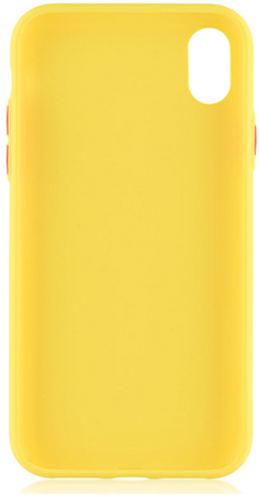 Чехол для iPhone XR Brosco Fresh Желто-красный, изображение 2
