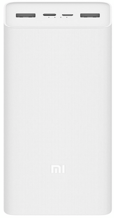 Внешний аккумулятор Xiaomi Power Bank 3 30000 mAh Белый