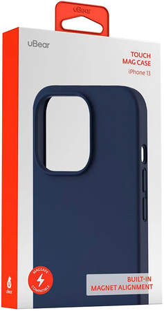 Чехол для iPhone 13 uBear Touch Mag Case (CS100DB61TH-I21M) Blue, Цвет: Blue / Синий темный, изображение 5