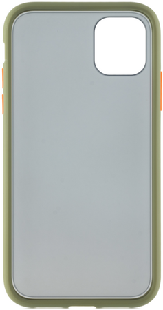 Чехол для iPhone 11 Pro Brosco Зелено-Оранжевый, изображение 2