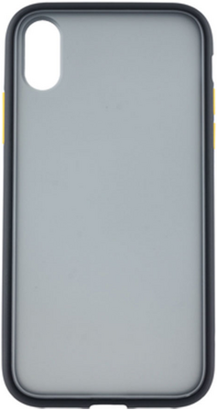 Чехол для iPhone XR Brosco STTPU Черно-желтый