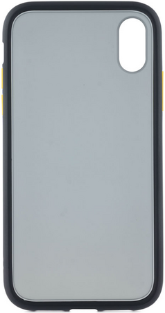 Чехол для iPhone XR Brosco STTPU Черно-желтый, изображение 2