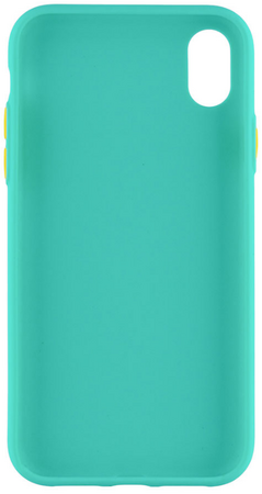 Чехол для iPhone XR Brosco Fresh Голубо-желтый, изображение 2