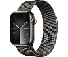 Apple Watch Series 9 45mm Steel Graphite, Размер корпуса/ширина крепления: 45, Цвет: Graphite / Графитовый