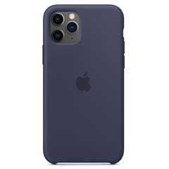 Чехол Apple для iPhone 11 Pro Silicone Case Midnight Blue (оригинал)