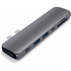 USB-хаб Satechi Aluminum Pro Hub Macbook Pro Sp.Grey (ST-CMBPM)