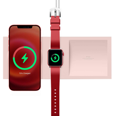 Стенд Elago MagSafe Tray Duo для iPhone/Apple Watch Sand Pink, Цвет: Pink / Розовый