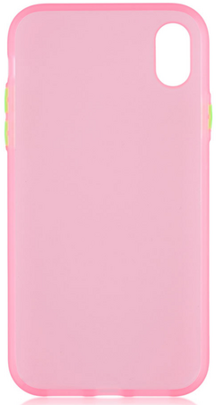 Чехол для iPhone XR Brosco Fresh Розово-зеленый, изображение 2