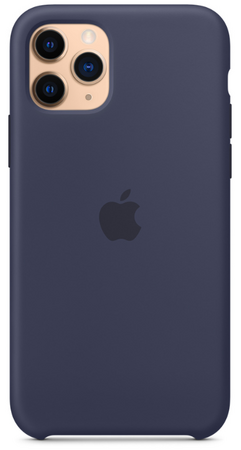 Чехол Apple для iPhone 11 Pro Silicone Case Midnight Blue (оригинал), изображение 4