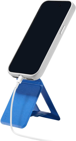 Подставка-трипод Moft Snap Phone Tripod + магнитное кольцо, экокожа Movas Сапфир, Цвет: Blue / Синий, изображение 3