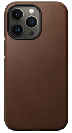 Чехол для iPhone 13 Pro Max Nomad Leather Case Brown