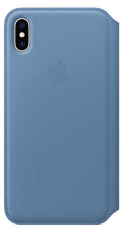 Чехол Apple для iPhone XS Max Leather Folio Cornflower (оригинал)