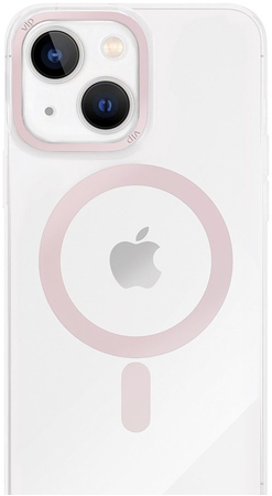 Чехол для iPhone 14 VLP Line Case Rose, Цвет: Pink / Розовый, изображение 2